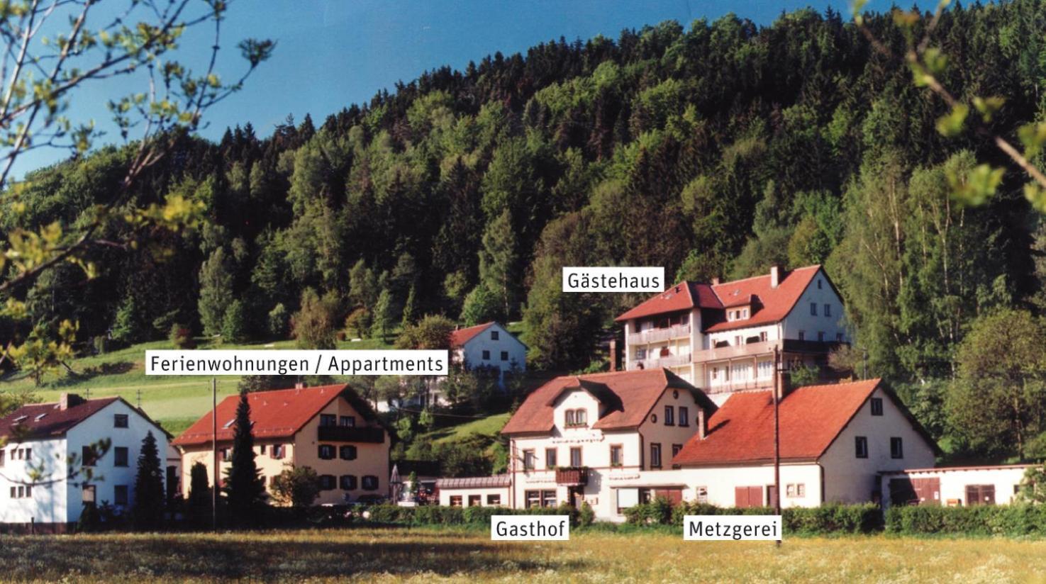 Gasthof Hotel Schwarzes Ross Bad Berneck im Fichtelgebirge Kültér fotó